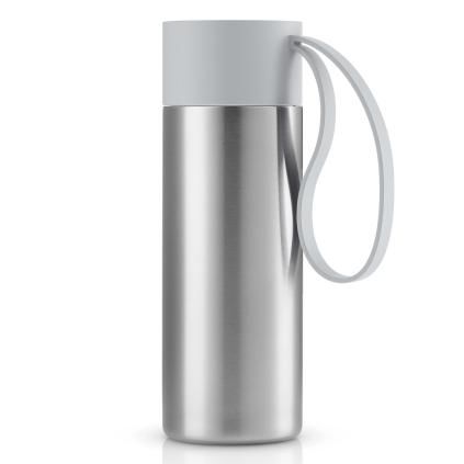 Nerezový termohrnček To Go s mramorovo šedým uzáverom 0,35 l Eva Trio