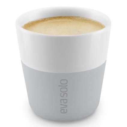 Termošálky na espresso 80 ml 2 kusy svetlo šedá Eva Trio