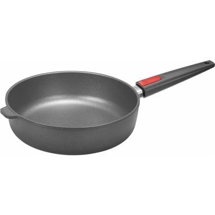 Panvica na soté TITANIUM NOWO 28 cm, na indukciu, odnímateľná rukoväť, titánová, WOLL