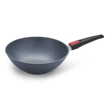 Wok DIAMOND LITE 30 cm, odnímateľná rukoväť, titán, WOLL