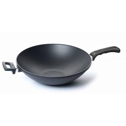 Wok TITANIUM NOWO 32 cm, s rukoväťou, titán, WOLL
