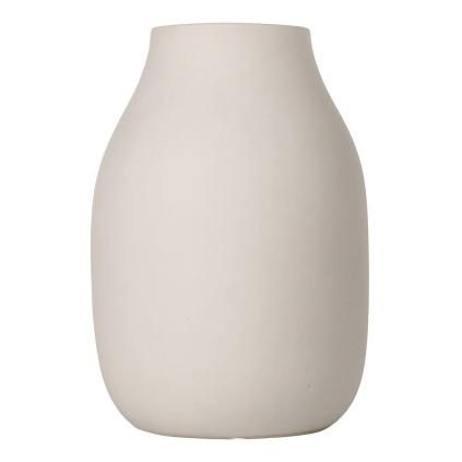 Váza COLORA L 20 cm, krémová, Blomus
