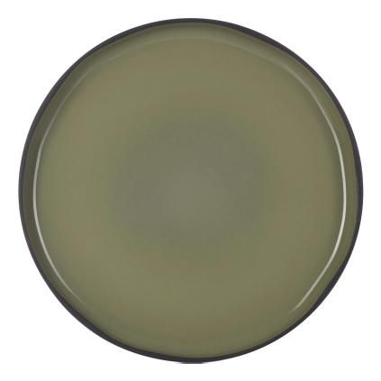 Jedálenský tanier CARACTERE 28 cm, farba khaki, REVOL
