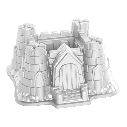 Forma na bábovku hrad Castle Bundt® strieborná Nordic Ware