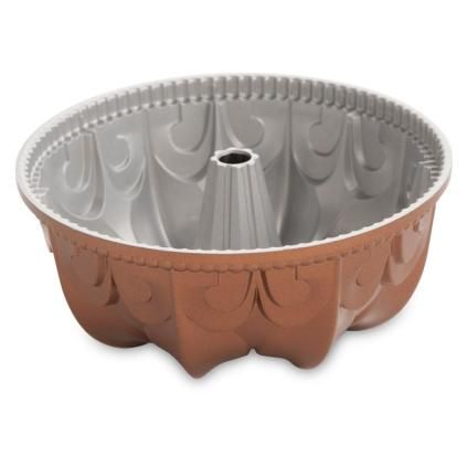 Forma na bábovku FLEUR DE LIS BUNDT, ľalie, grafitová, Nordic Ware
