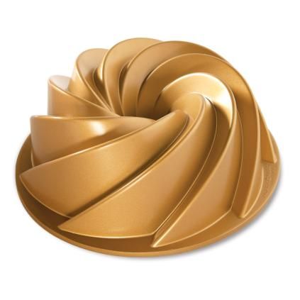 Forma na bábovku špirála Heritage Bundt® zlatá Nordic Ware