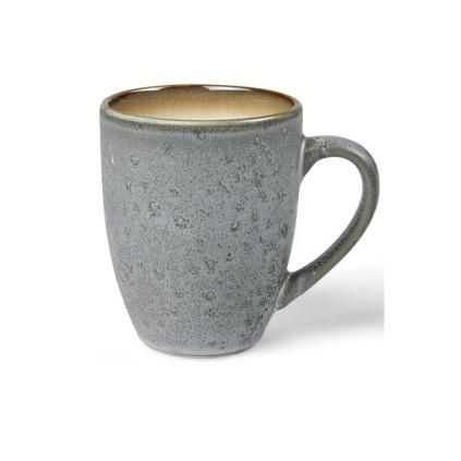 Hrnček na čaj 300 ml, sivá/krémová, kamenina, Bitz