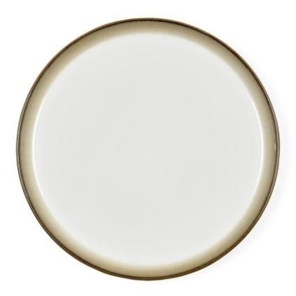 Jedálenský tanier 27 cm, sivá/krémová, Bitz