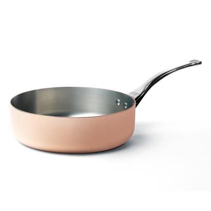 Hlboká medená panvica na indukciu O 16 cm Prima Matera de Buyer