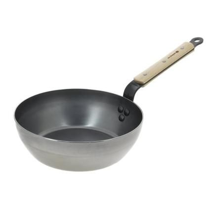 Panvica na soté MINERAL B BOIS 24 cm, drevená rukoväť, de Buyer
