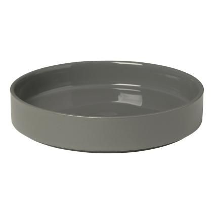 Hlboký tanier PILAR 20 cm, tmavosivá, keramika, Blomus