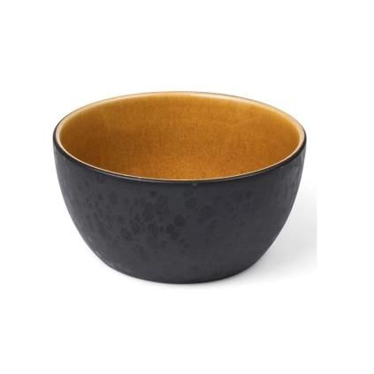 Servírovacia miska 14 cm, čierna/jantárová, Bitz
