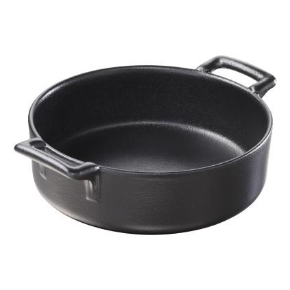 Zapekacia miska BELLE CUISINE 18,5 cm, okrúhla, matná čierna, porcelán, REVOL
