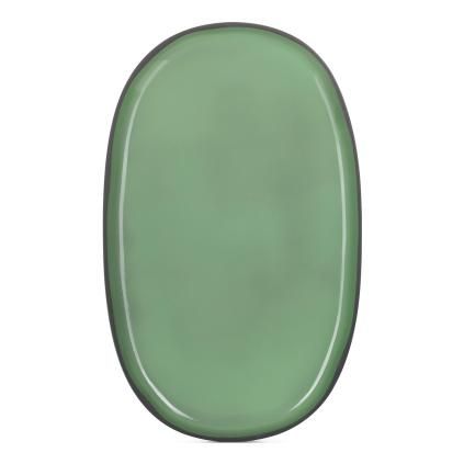 Servírovací tanier CARACTERE 35 x 21 cm, mentolový, REVOL