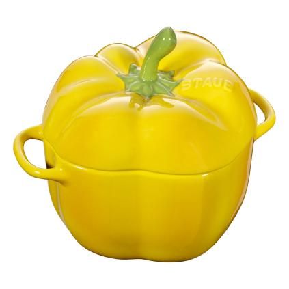 Hrniec v tvare papriky 0,45 l žltý Staub