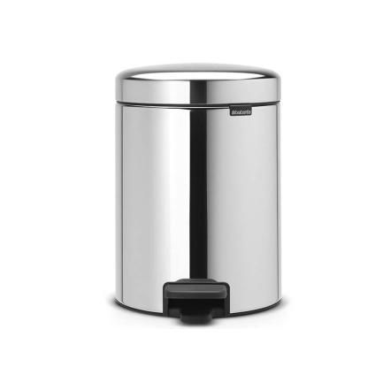 Pedálový odpadkový kôš NEWICON 5 l, lesklá oceľ, Brabantia