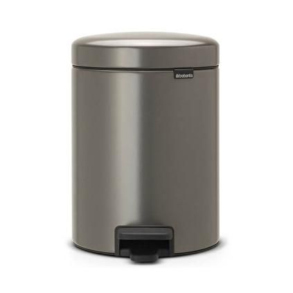 Pedálový odpadkový kôš NEWICON 5 l, platina, Brabantia