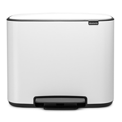 Pedálový odpadkový kôš BO 36 l, biela, Brabantia