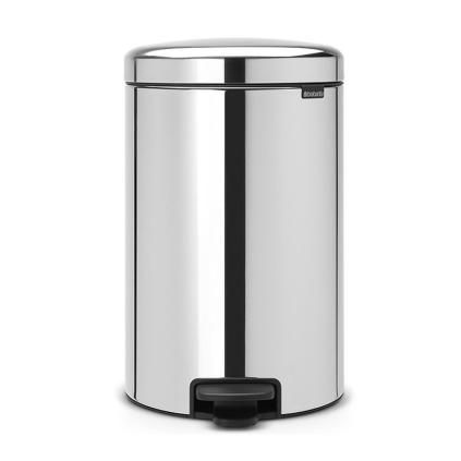Pedálový odpadkový kôš NEWICON 20 l, lesklá oceľ, Brabantia