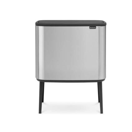 Dotykový odpadkový kôš BO 3 x 11 l, matná oceľ, Brabantia