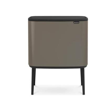 Dotykový odpadkový kôš BO 11 + 23 l, platina, Brabantia