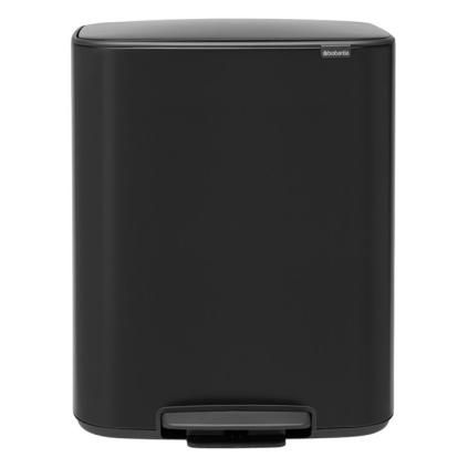 Pedálový odpadkový kôš BO 60 l, čierna, Brabantia