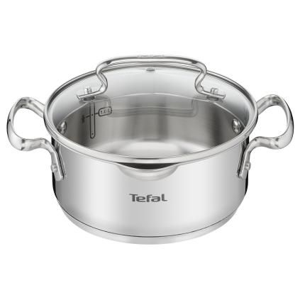 Kastról DUETTO+ G7194355 18 cm, 2 l, nerez, Tefal