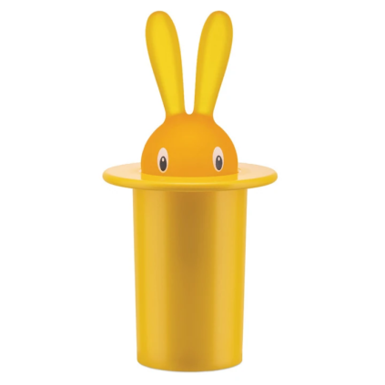 Držiak špáradiel MAGIC BUNNY, žltý, Alessi
