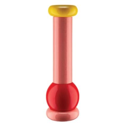 Mlynček na soľ alebo korenie MP0210, červená, Alessi