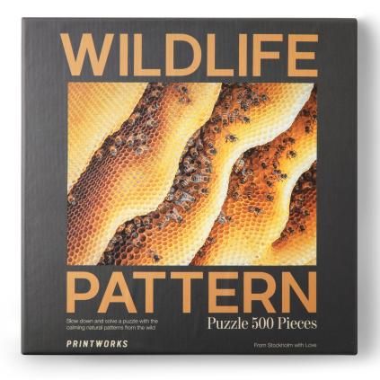Puzzle WILDIFE PATTERNS VČELA, 500 ks, Printworks