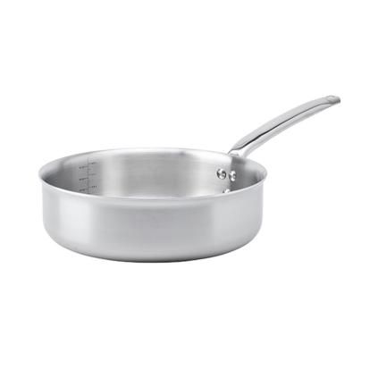 Panvica na soté ALCHIMY 28 cm, 4,6 l, rovný, nehrdzavejúca oceľ, de Buyer