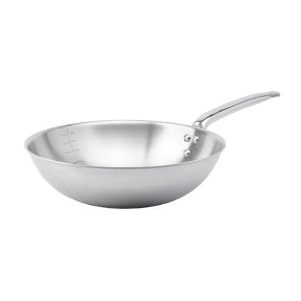 Wok ALCHIMY 32 cm, 4,7 l, nehrdzavejúca oceľ, de Buyer