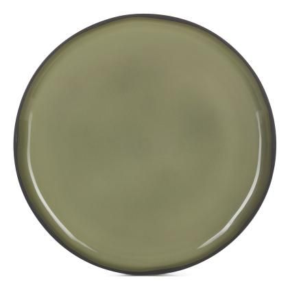 Jedálenský tanier CARACTERE 26 cm, farba khaki, REVOL