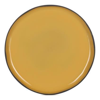 Jedálenský tanier CARACTERE 26 cm, tumeric, REVOL
