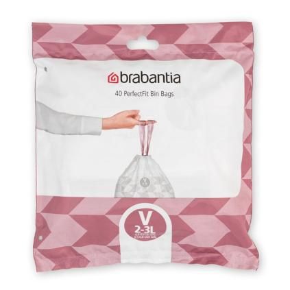 Sáčky do odpadkového koša V PERFECTFIT 3 l, 40 ks, Brabantia