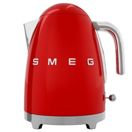 Rýchlovarná kanvica KLF03RDEU 1,7 l, červená, Smeg