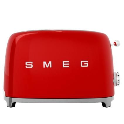 Hriankovač TSF01RDEU 2 plátky, červená, Smeg