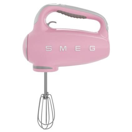 Ručný šľahač HMF01PKEU pastelovo ružová, Smeg