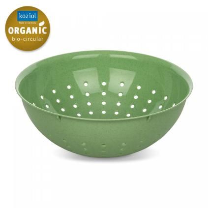 Cedník PALSBY M 21 cm, prírodné listovo zelená, Koziol