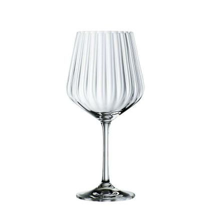 pohár na gin & tonic TASTES GOOD so slamkou na pitie, sada 4 ks, 640 ml, Nachtmann