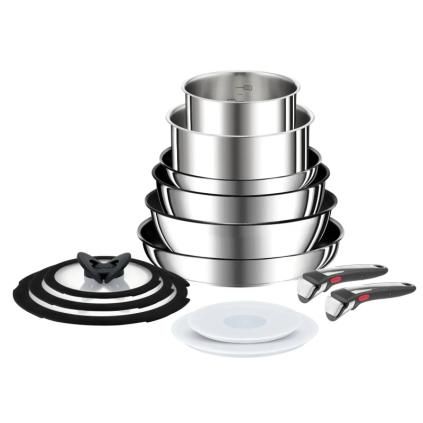 Súprava hrncov INGENIO PREFERENCE ON L9749432, sada 13 ks, nerez, Tefal