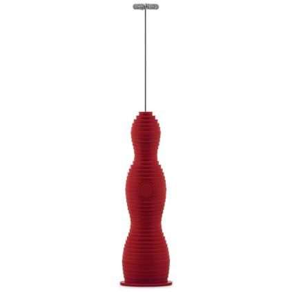 Napeňovač mlieka PULCINA, červená, Alessi