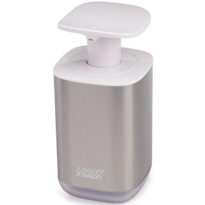 Dávkovač mydla PRESTO 70532 350 ml, strieborný, Joseph Joseph