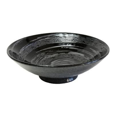 Ramen misa GUNMETAL SWIRL 24,5 cm, 900 ml, MIJ
