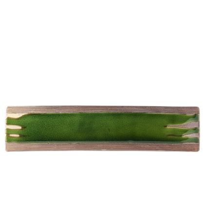 Tanier na sushi a sashimi EARTH BRIGHT GREEN 52 x 12 cm, MIJ