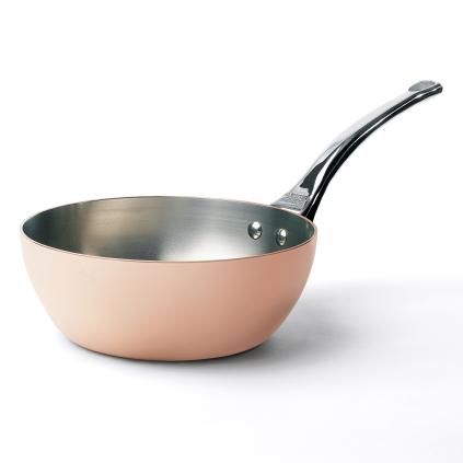 Kónická zaoblená medená panvica na indukciu O 20 cm Prima Matera de Buyer