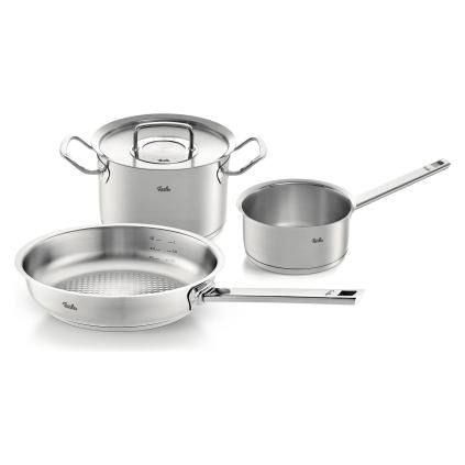 Súprava hrncov ORIGINAL-PROFI COLLECTION, s panvicou, sada 3 ks, nerez, Fissler