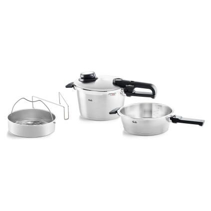 Tlakový hrniec VITAVIT PREMIUM, súprava 2 ks, 4,5 la 2,5 l, Fissler