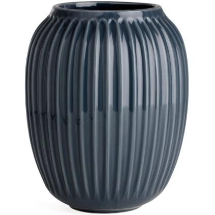 Váza HAMMERSHOI 21 cm, antracitovo šedá, Kähler