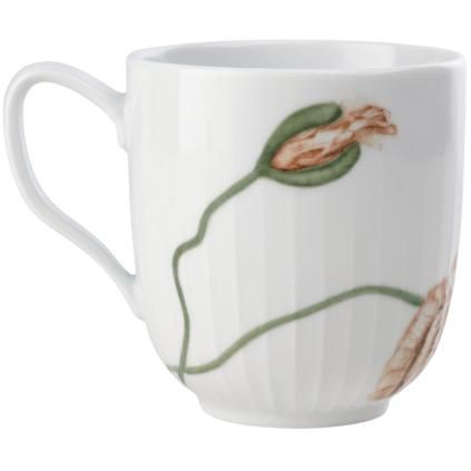 Hrnček HAMMERSHOI POPPY 330 ml, biela, Kähler